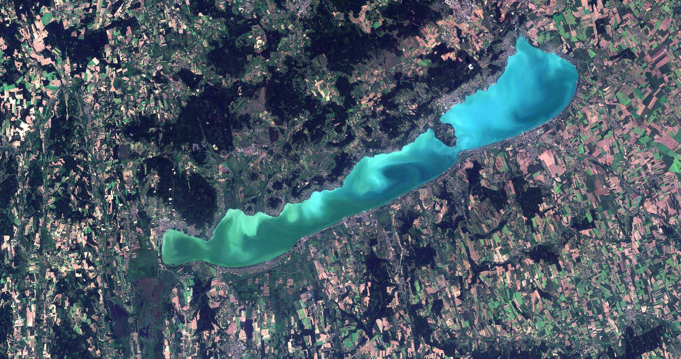 balaton műholdról
