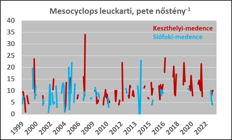 A ragadozó Mesocyclops leuckarti termelékenysége