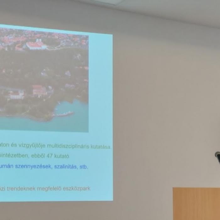 Pirger Zsolt a projektzáró rendezvényen a BLKI kutatásairól beszélt