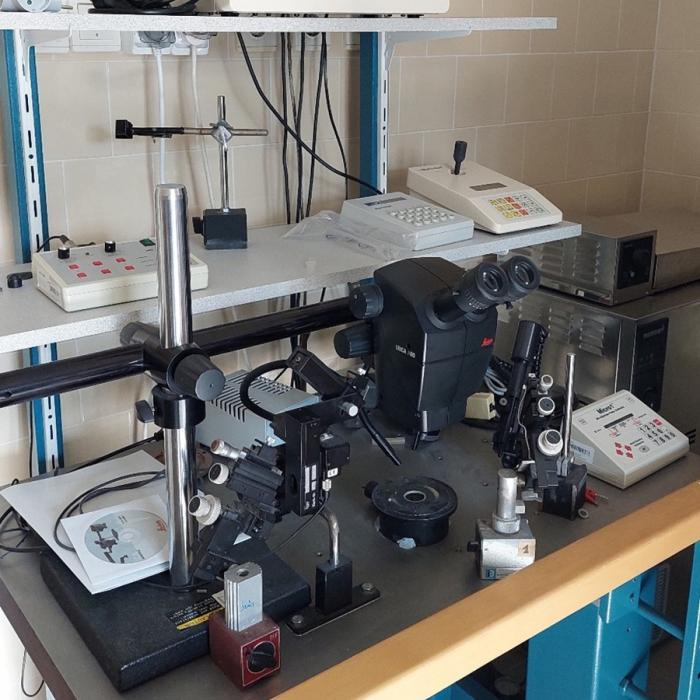 Elekrofiziológiai laborberendezés- Eppendorf sejtmanipulációs mérőállás